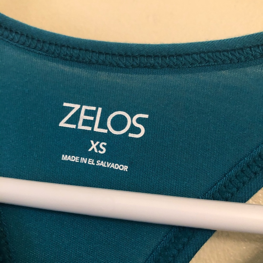 Zelos Slim Tank Turquoise SZ- XS - Picture 5 of 6